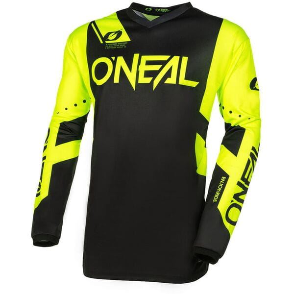 O'Neal 2024 Motocross Jersey Element Racewear Black Yellow
